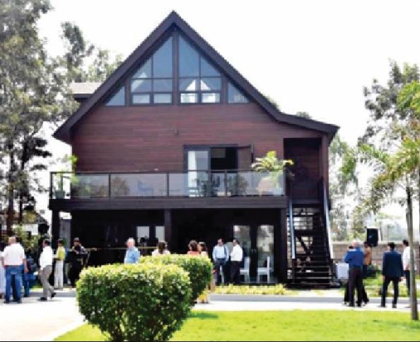 India's first wood frame house
